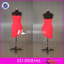 Cheap Sheath Short Red Ruched Chiffon Bridesmaid Dress Imported From China